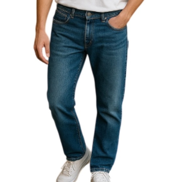 Levi’s Men’s 514 Black Tag Straight Leg Jeans Blue Medium Wash Denim 36 34 - Picture 1 of 8